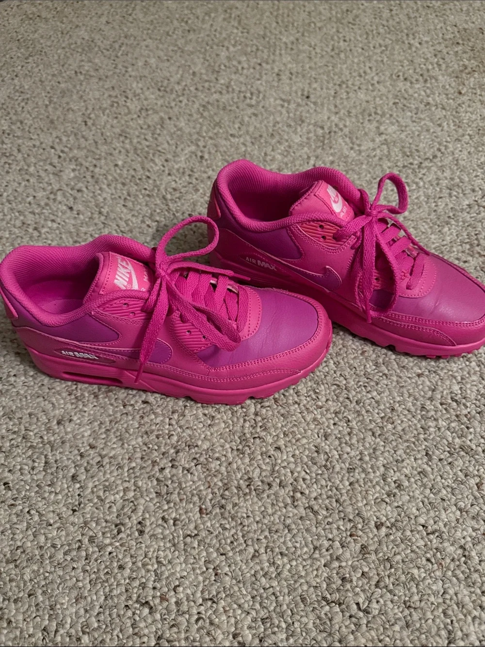 Nike Pink Monochrome Air Max Sneakers